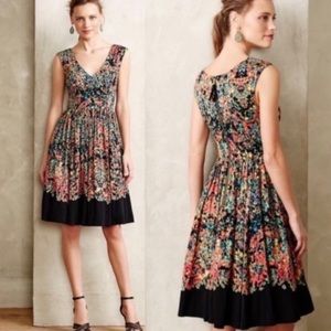 Plenty by Tracy Reese Red Motif Petal Fete Cocktail Dress